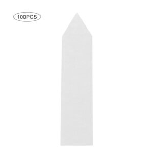 Plastic Plant Labels — White, Pack of 100