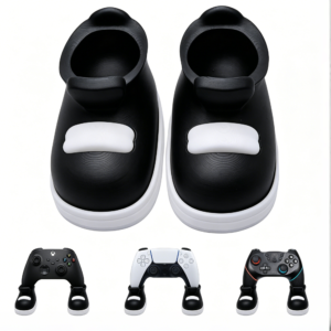 Sneaker-Style Controller Holders — Black Pair